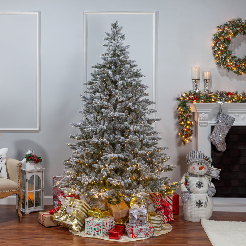 90' H Lighted Artificial Pine Christmas Tree