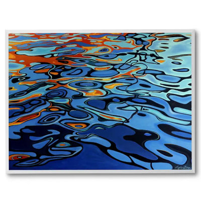 Ripples and Reflections#2 Falmouth Watercolour Painting Print