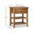 Wellinhall 18'' W Solid Wood Nightstand-916359630