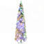 Arbre de Noël artificiel de 6 pi avec des branches floquées et 250 lumières DEL, parfait pour les fêtes-1622593746