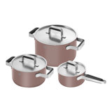 ZWILLING Pure 6-Pc Stainless Steel Cookware Set, Rose