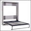 Base de lit pliante moderne avec tête de lit pour une chambre confortable et peu encombrante-876304881