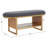 Comesana Polyester Upholstered Storage Bench-478964702