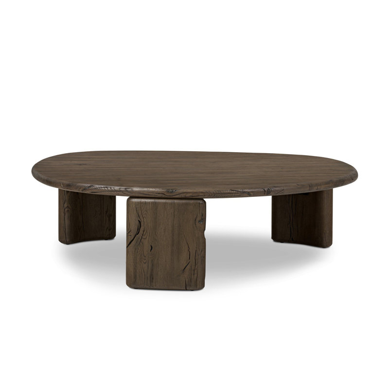 Falco Solid Wood Coffee Table, 14" H x 48.25" L x 48.25" W