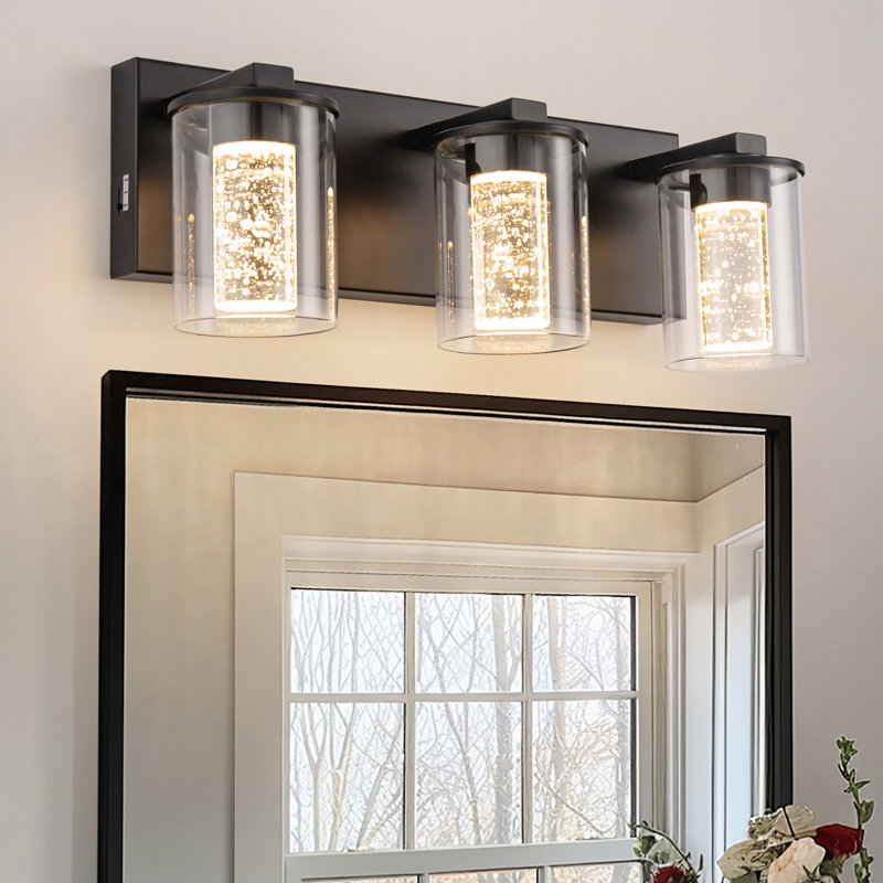 Dimmable LED Vanity Light, 3, Black