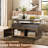 Lift Top Farmhourse Coffee Table With Storage-843464159