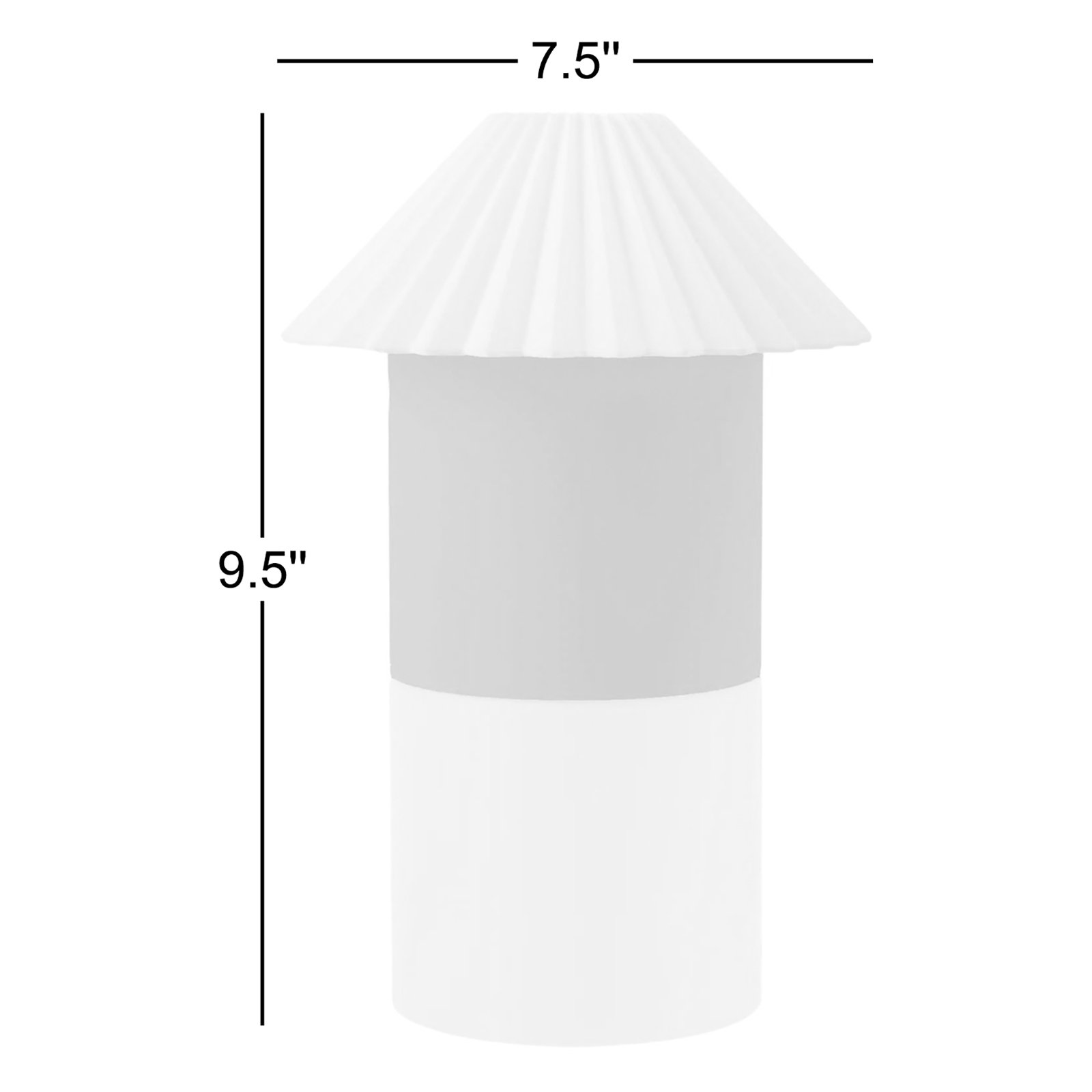 Cici Lamp Large, Mocha