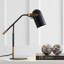 Lampe de bureau noire 19,25 po Bullington