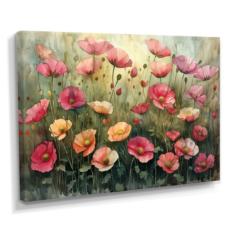 Vianney - Buttercups, art mural, H 34 po x l 44 po x P 1,5 po, Toile tendue