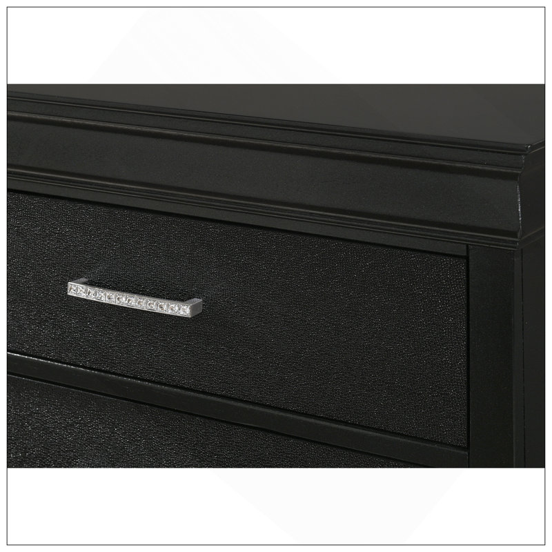 Amalia - Commode - Noir, Noir