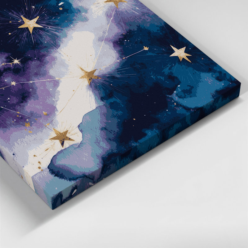 Art mural sur toile Space Cassiopeia, H 12 po x l 12 po