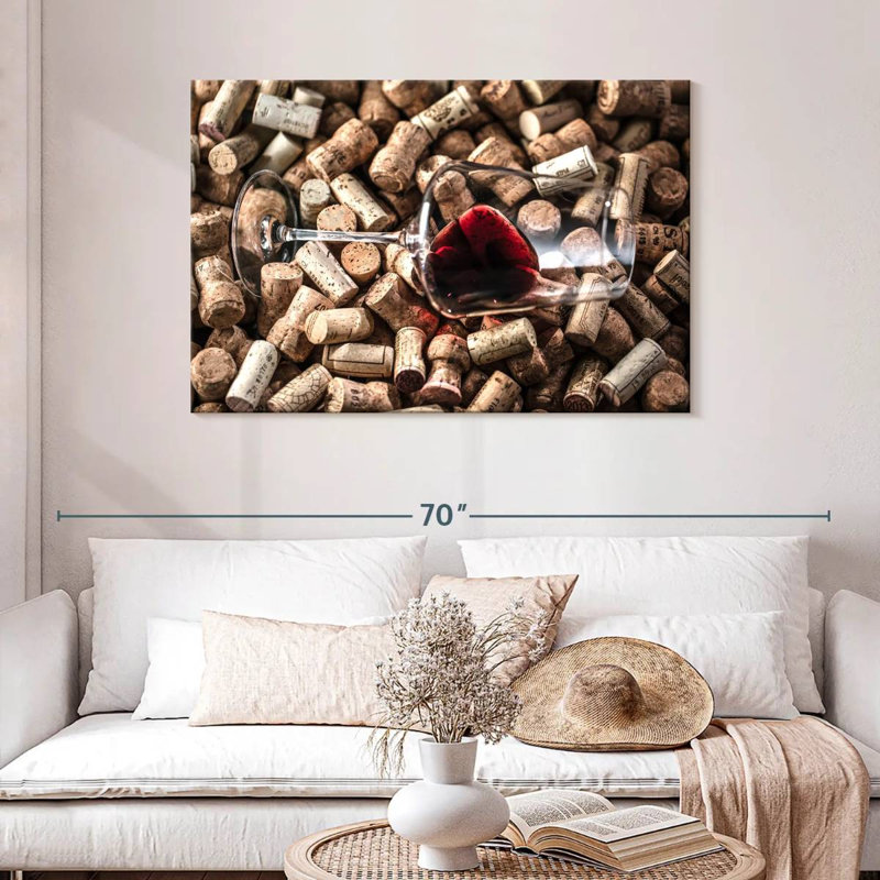 Bouchons de vin rouge Yarlin, H 30 po x l 45 po