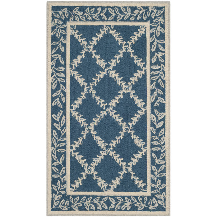 Jonsson Hand Hooked Wool Pile Geometric Rug