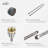 Circular X Single-Hole Single-handle Bathroom Faucet with Drain Assembly-61497406