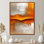 «Ofelya Day and Night Golden Mountain Landscape III - Mountains», reproduction d'art sur toile