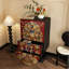 Modern creative wooden four-drawer accent chest.