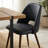Mid-Century Upholstered Dining Chairs Set Of 8 With Metal Legs-1190249292