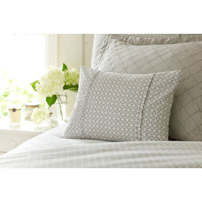 Carolina Gray 100% Cotton Sham