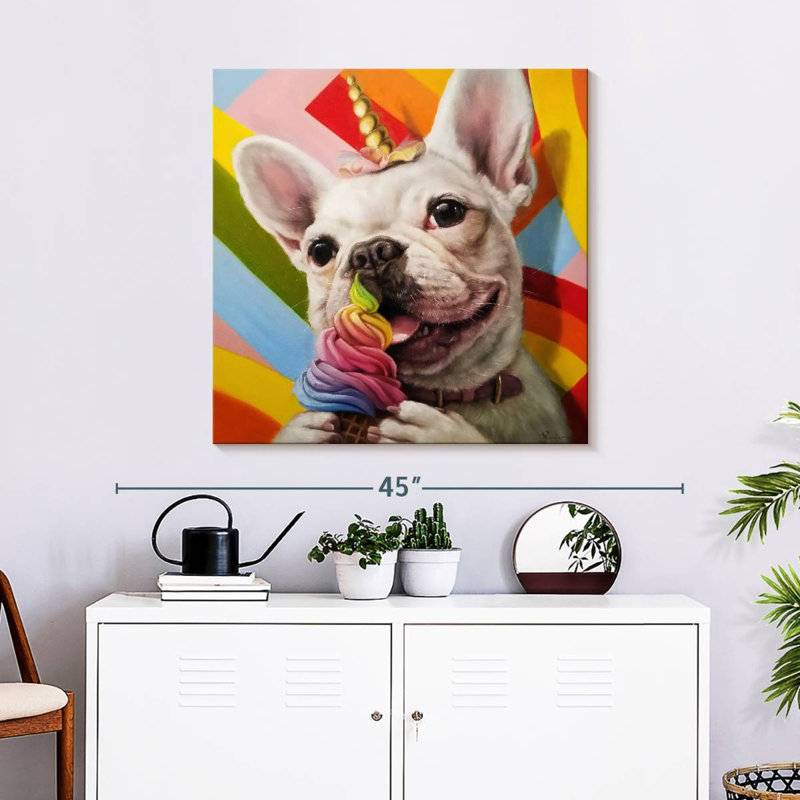 Crowle Rainbow Party, 30" H x 30" W