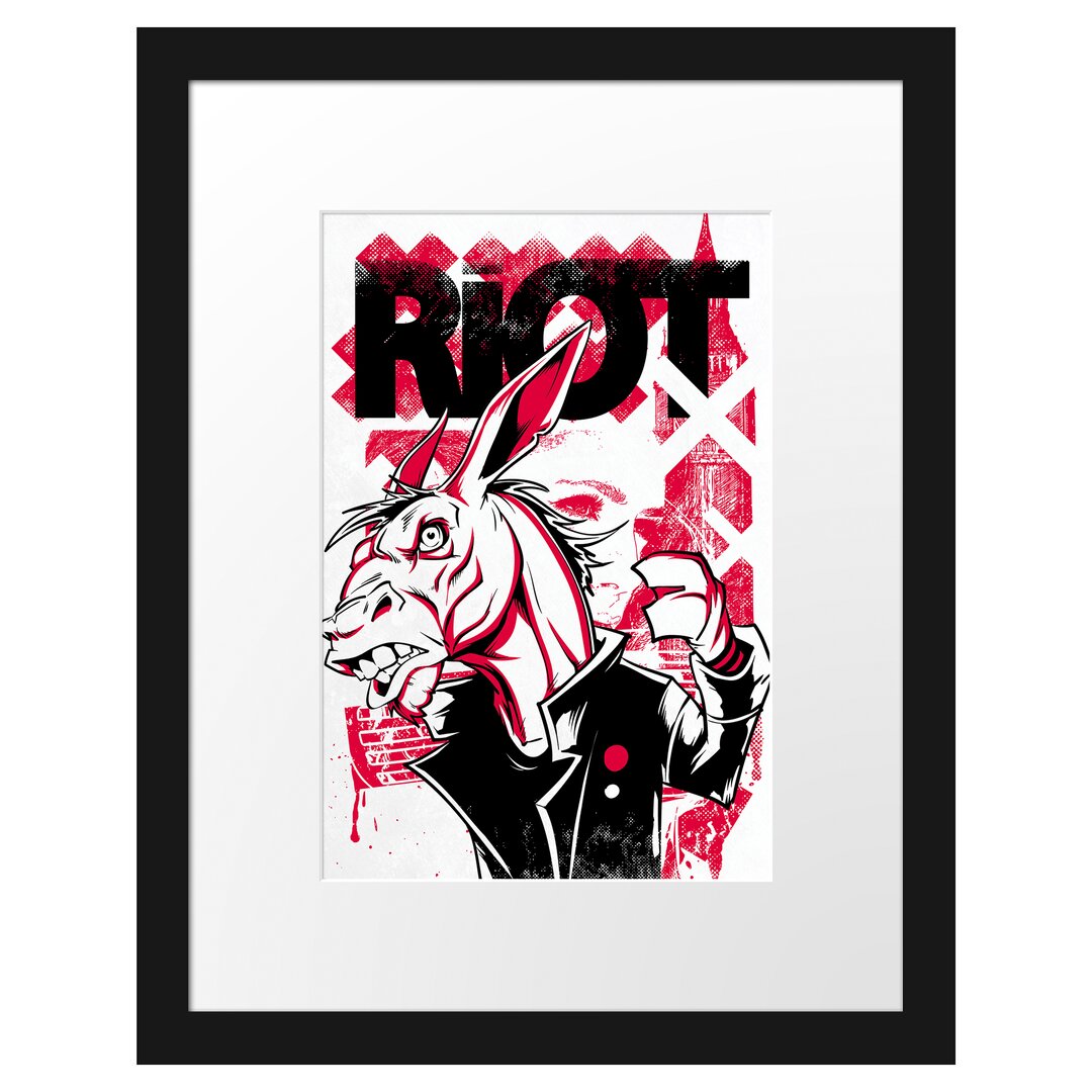 Gerahmtes Poster Riot Light