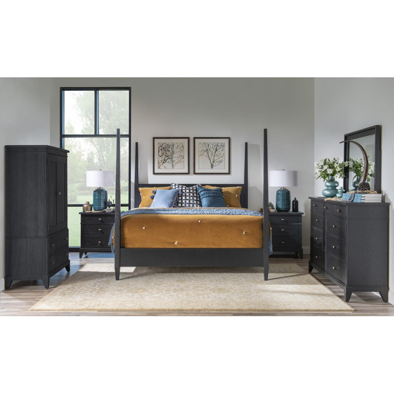 34'' W Nightstand, Brown