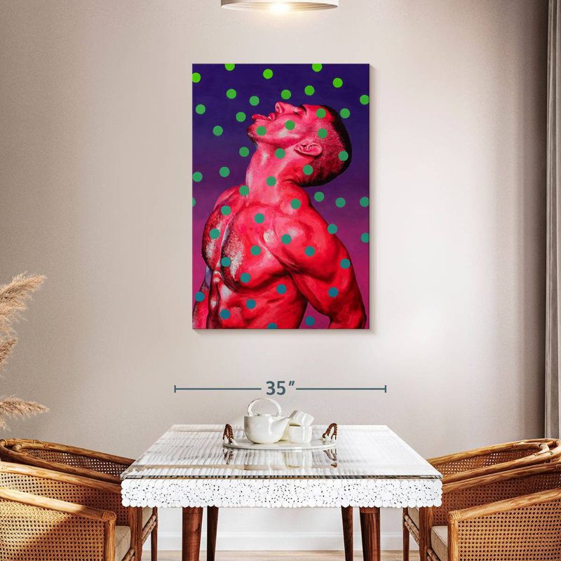 Leisha Ultraviolet Guy, 45" H x 30" W
