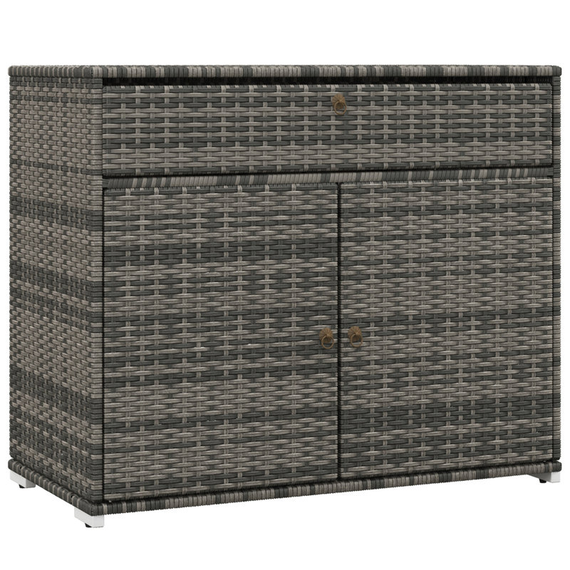 Armoire à jouets et porte-serviettes pour l'extérieur Outsunny
