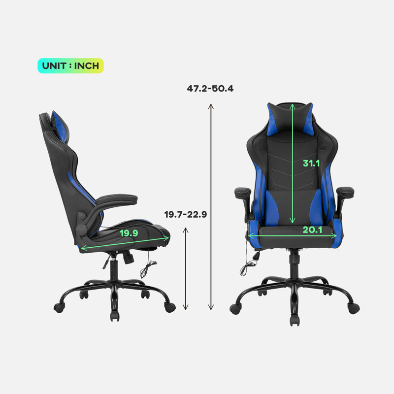 Fauteuil de jeu, Bleu