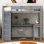 Lit mezzanine double avec bureau et tablette Jerimyah-1083713420