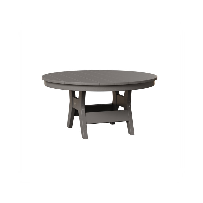 Table de conversation ronde de 38 po gris clair Berlin Gardens Harbor, Gris clair