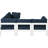 Lareen 90'' Wide Patio Sectional with Cushions-61209910-61209911