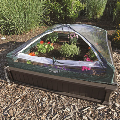 Raised Garden Bed Kit (2 Beds, 1 Enclosure)