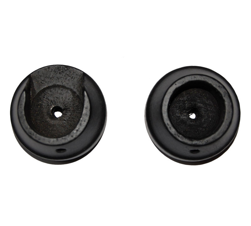 Wood Mounting Bracket, Black, 3.5 cm
