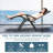 Zero Gravity Chair, Padded Adjustable Reclining Lounge Chair with Removable Headrest, Supports Over 440lbs-1455401377