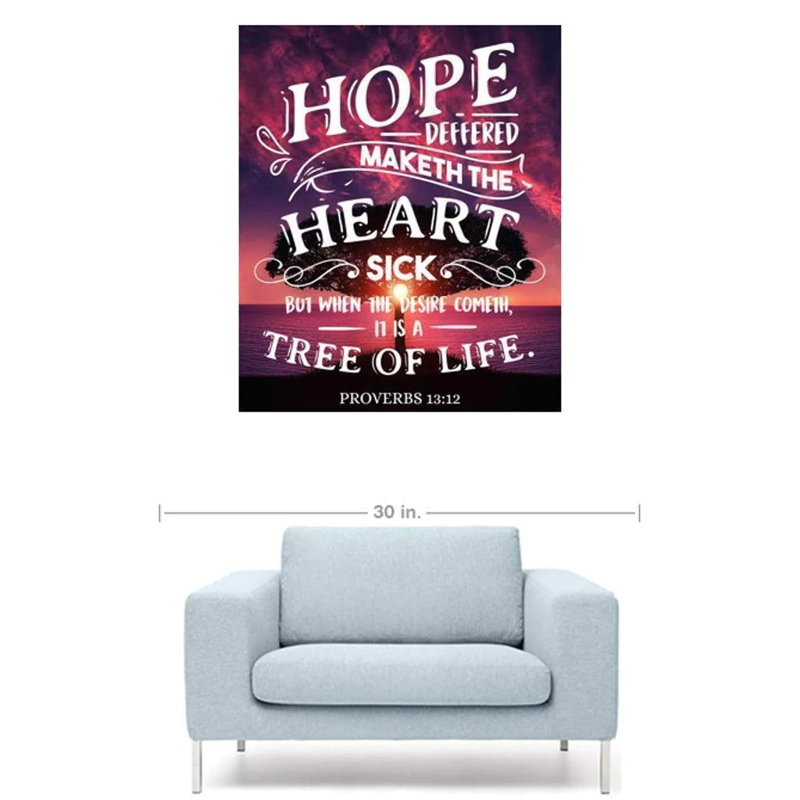 Tree Of Life - Wrapped Canvas Print, 36cm H x 28cm W