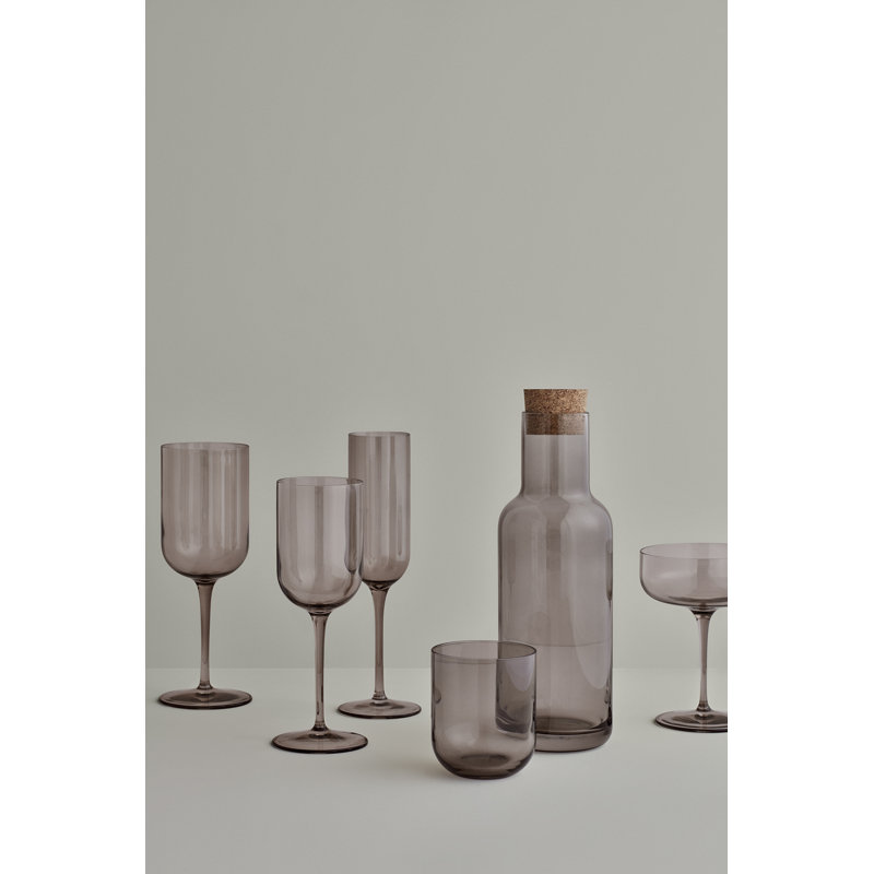 Fuum 12 oz. Crystal Drinking Glassware Set, Fungi