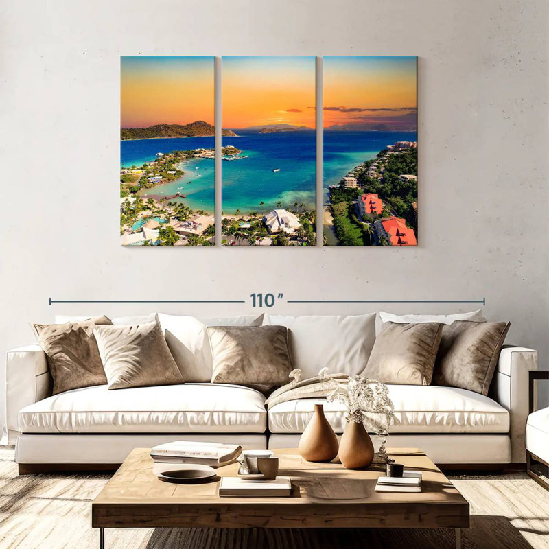 Sebbie St. Thomas US Virgin Islands, 48" H x 74" W