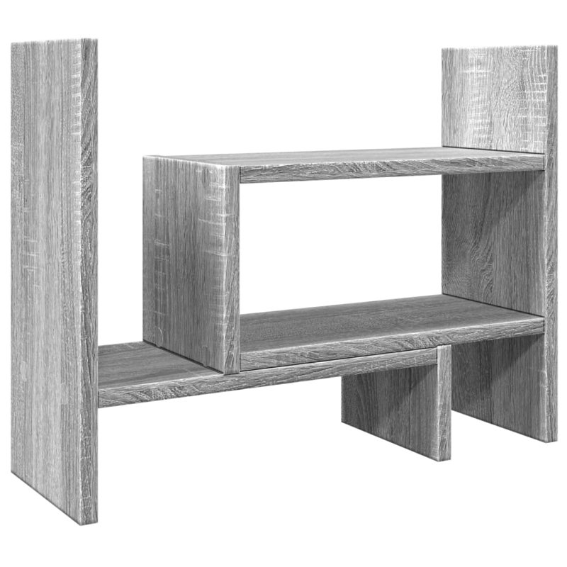  Desk Organiser 38.5X17x39 Cm Engineered Wood, Grey Sonoma