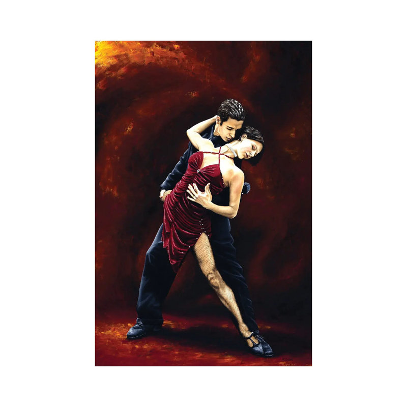 The Passion Of Tango by Richard Young - Gallery-Wrapped Canvas Giclée on Canvas, 20.32 cm H x 30.48 cm W, Canvas