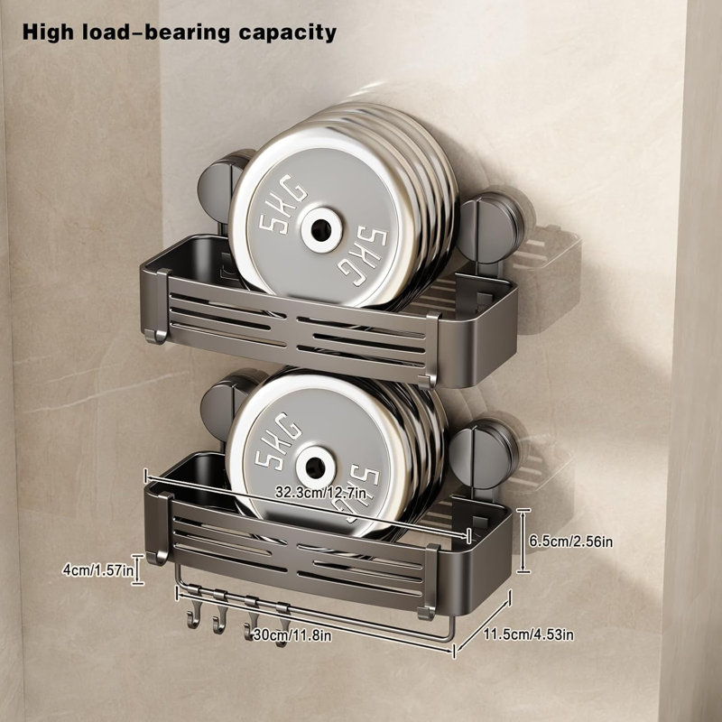 Shower Caddy Suction Shower Shelf