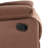 36.6'' Wide Modern and Super Soft Overstuffed Skin Friendly Fabric with Padded Armrest Manual Recliner-687307068