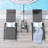 Aluminum Patio Chaise Lounge Set With Table
