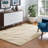 Abound Abstract Swirl Cream/Beige Indoor Area Rug-31769314