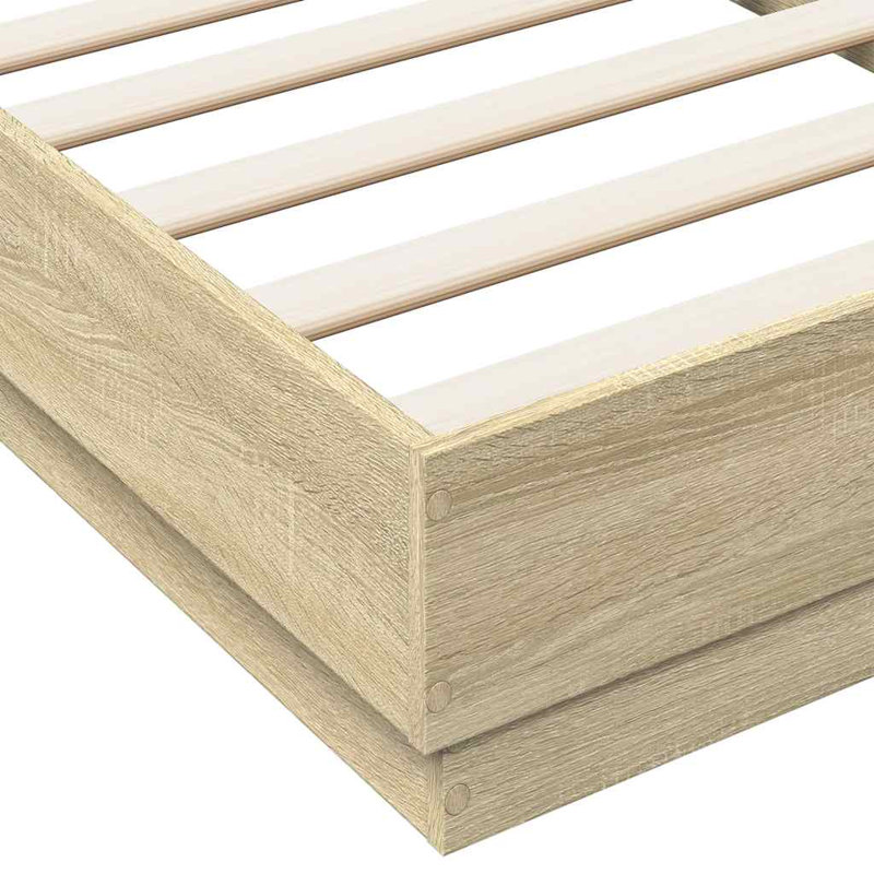 Pasol Bed, Sonoma Oak, Single (3')