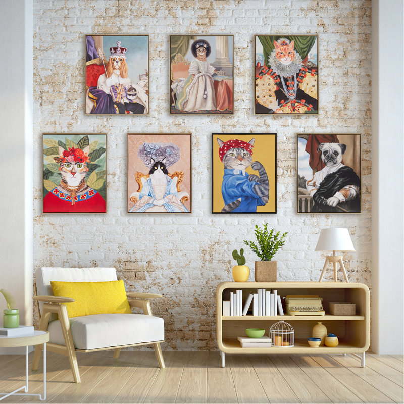 Décoration murale classique classique l 16,5 po x H 20,5 po inspirée du cadre doré de la chambre à coucher 16,5 po x 20,5 po avec chambre à coucher, salon et salle d'étude