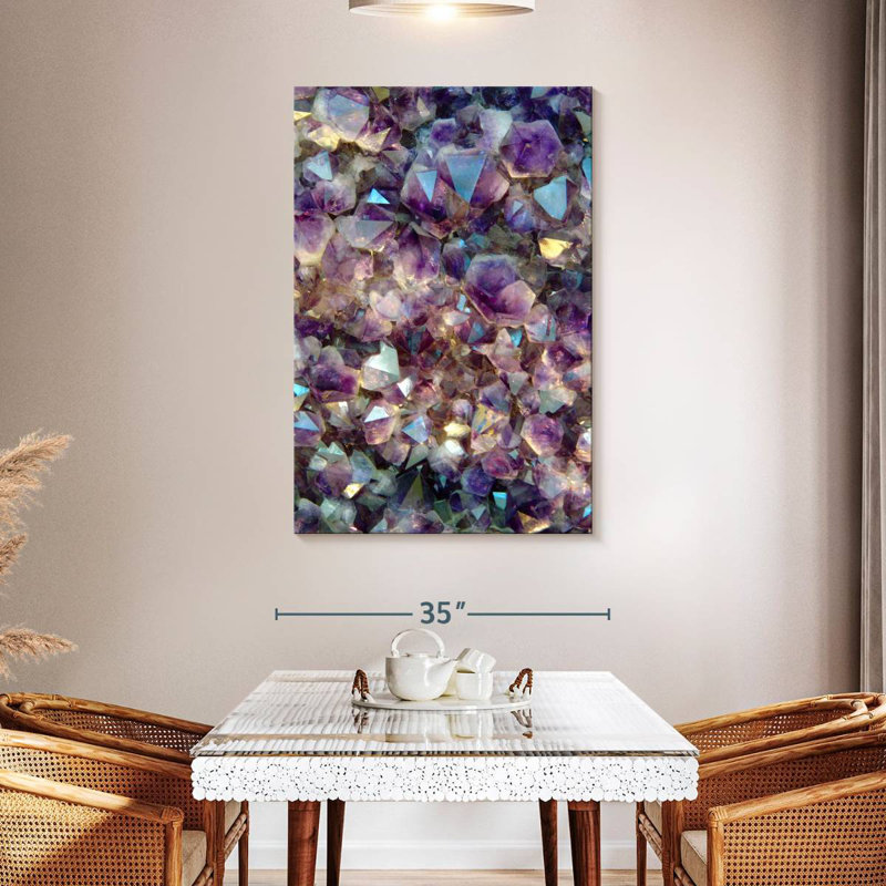 Alvord Pink Quartz Crystals, 48" H x 32" W