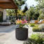 Pot à fleurs rond moyen en béton avec trous de drainage-1288598701-1292934465