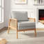 Wood Frame Upholstered Armchair Accent Chair-370822800-370822802