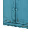 Armoire décorative rustique avec 1 tiroir et 2 portes Tablette de style maison de campagne rouge antique et pieds carrés tournés; Bois de pin / acacia pour le salon Solide, finition naturelle, bleu-358153597
