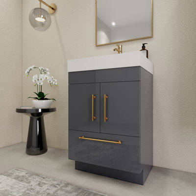 Ensemble de meuble-lavabo simple 24 po 24 po